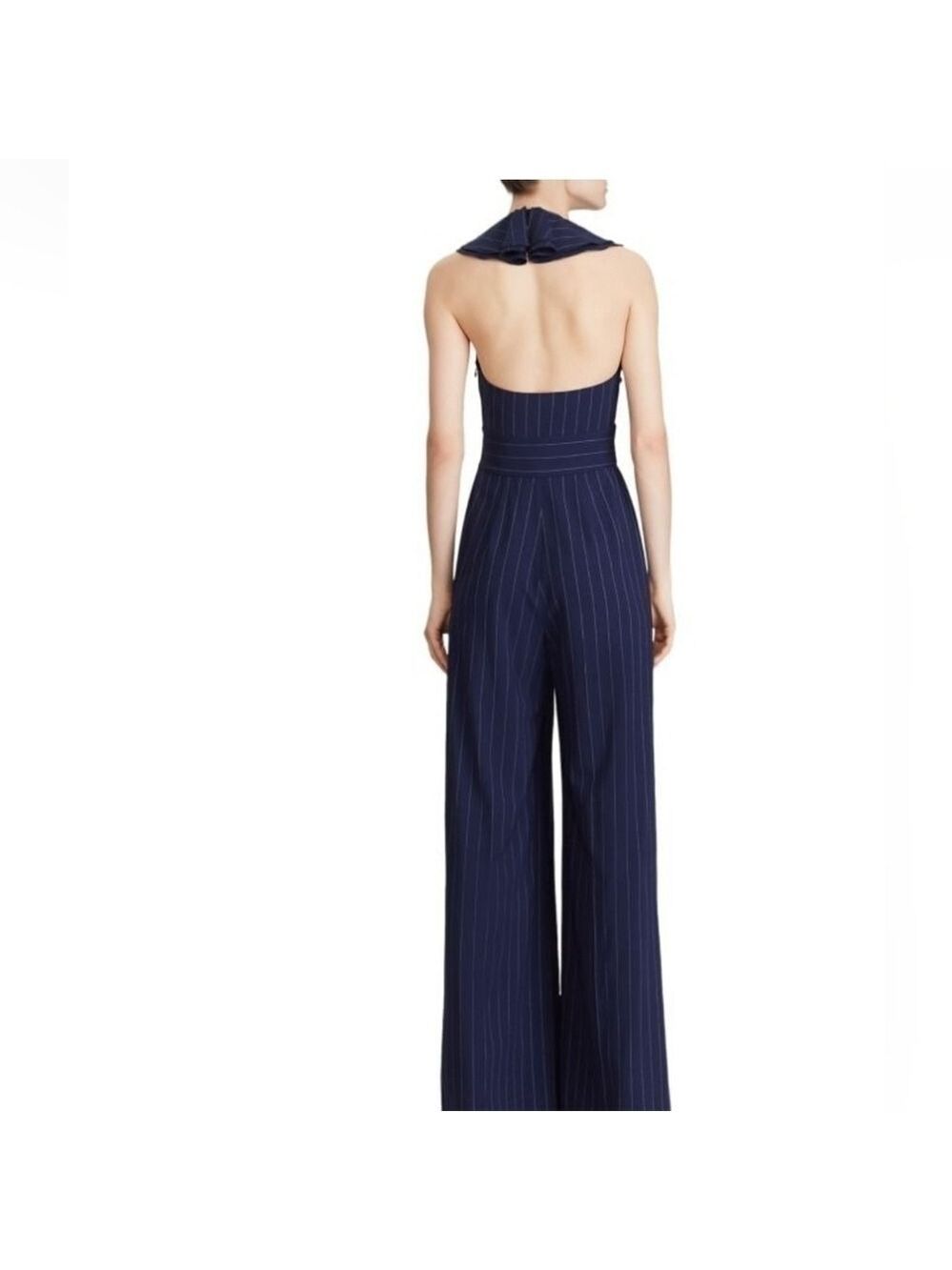 Ralph Lauren Purple Label Pinstripe Jumpsuit - Picture 3 of 11